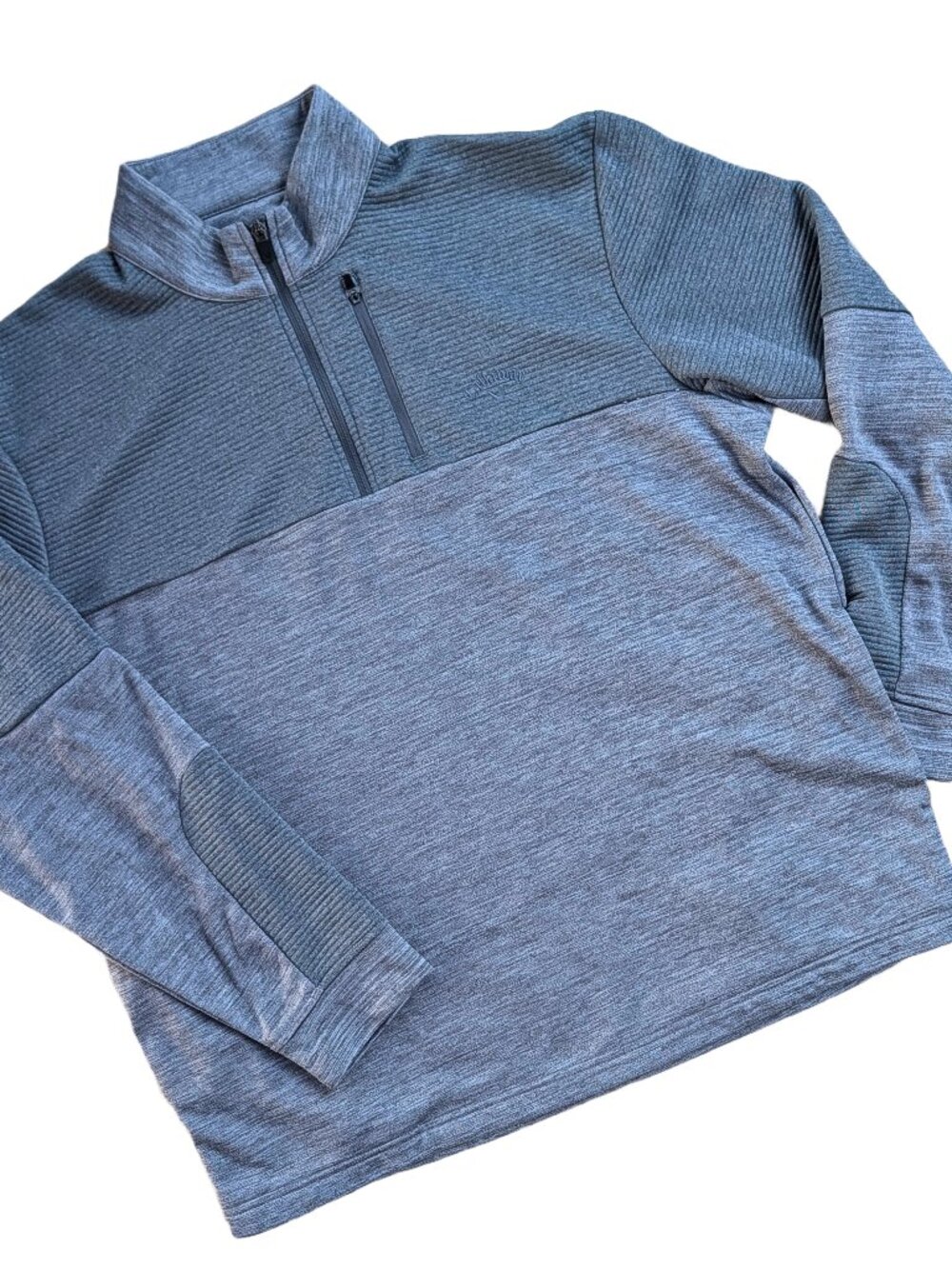 EUC Callaway Grey Callaway opti-dri quarter zip sweater size XL